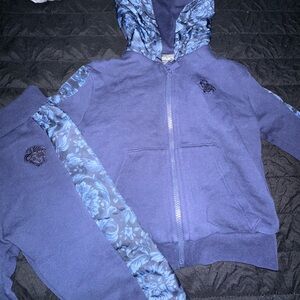 Versace Kids Barocco print tracksuit